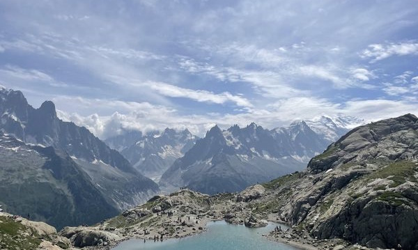 Chamonix to Argentiere on the Walker's Haute Route